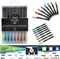 PEN - American Crafts - KC - SMALL BRUSH PENS - METALLIC JEWEL (8 PIECE) 349301